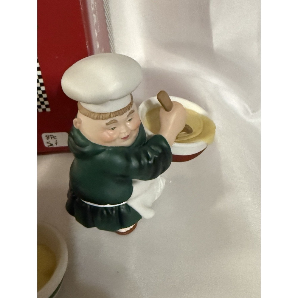Vintage‎ Dept 56 Maxwell the Mixer Porcelain Baking Set #9372-6 Complete Box - Picture 4 of 16